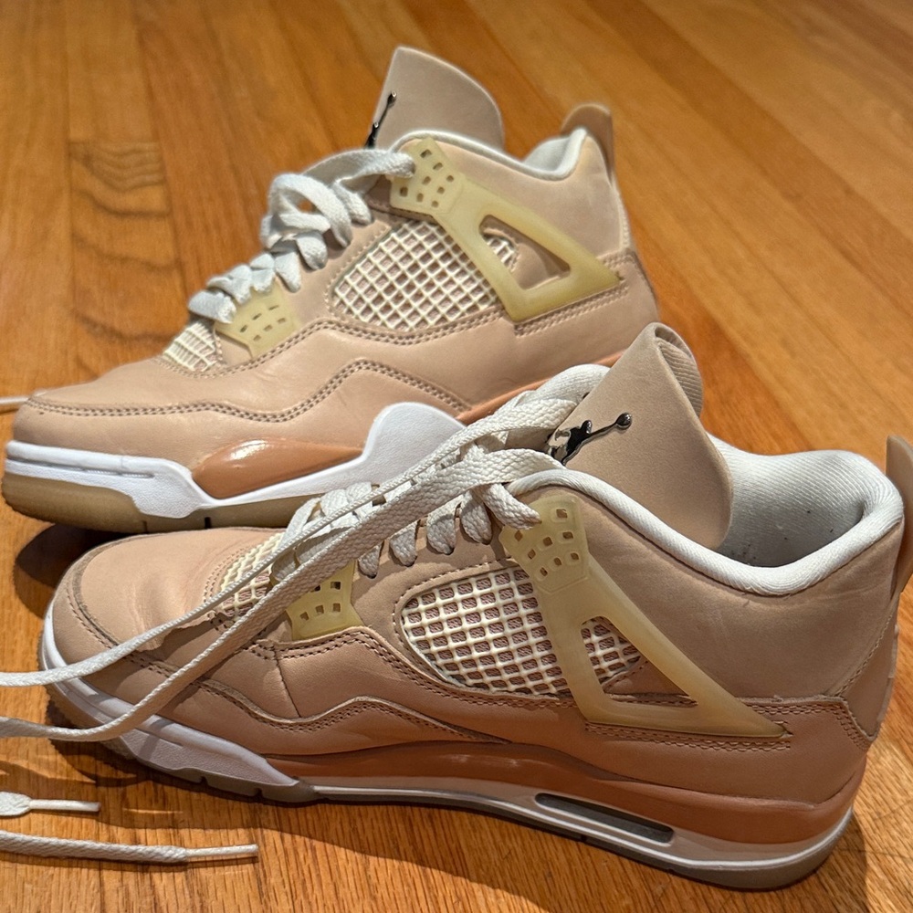 Nike Beige and White Athletic Shoes